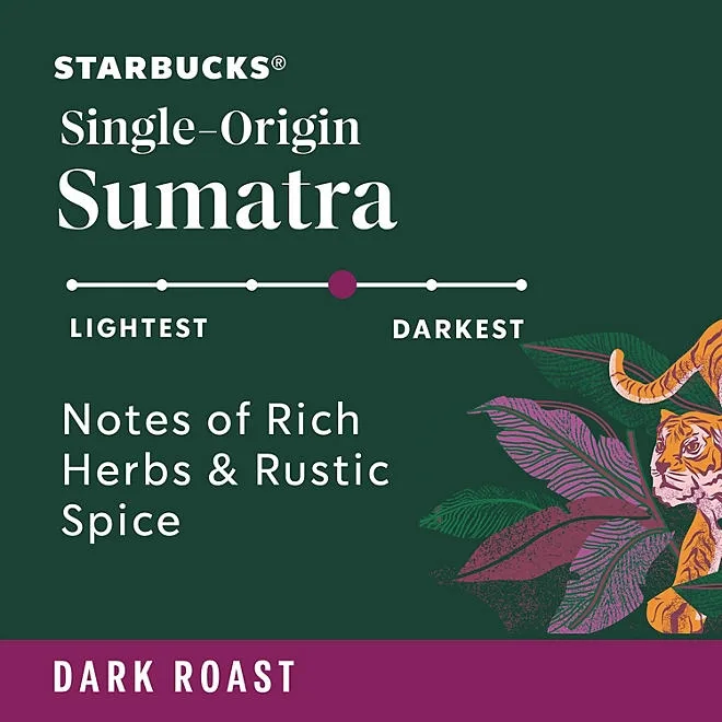 Starbucks Dark Roast K-Cup Coffee Pods, Single-Origin Sumatra, 72 ct. 3