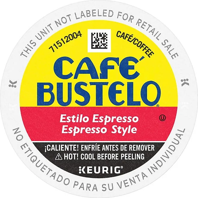 Café Bustelo Coffee Espresso Style K-Cups, Dark Roast, 80 ct. 3