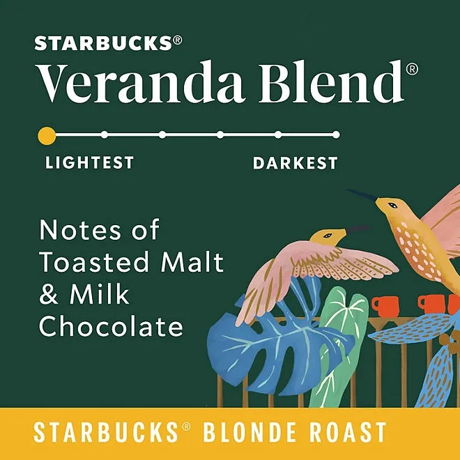 Starbucks Blonde Roast K-Cup Coffee Pods, Veranda Blend, 72 ct. 3