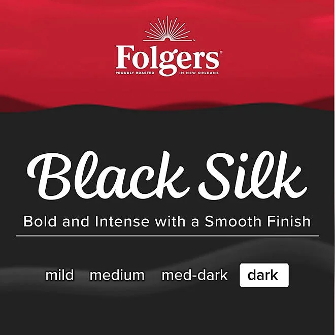 Folgers Dark Roast K-Cup Coffee Pods, Black Silk, 100 ct. 5