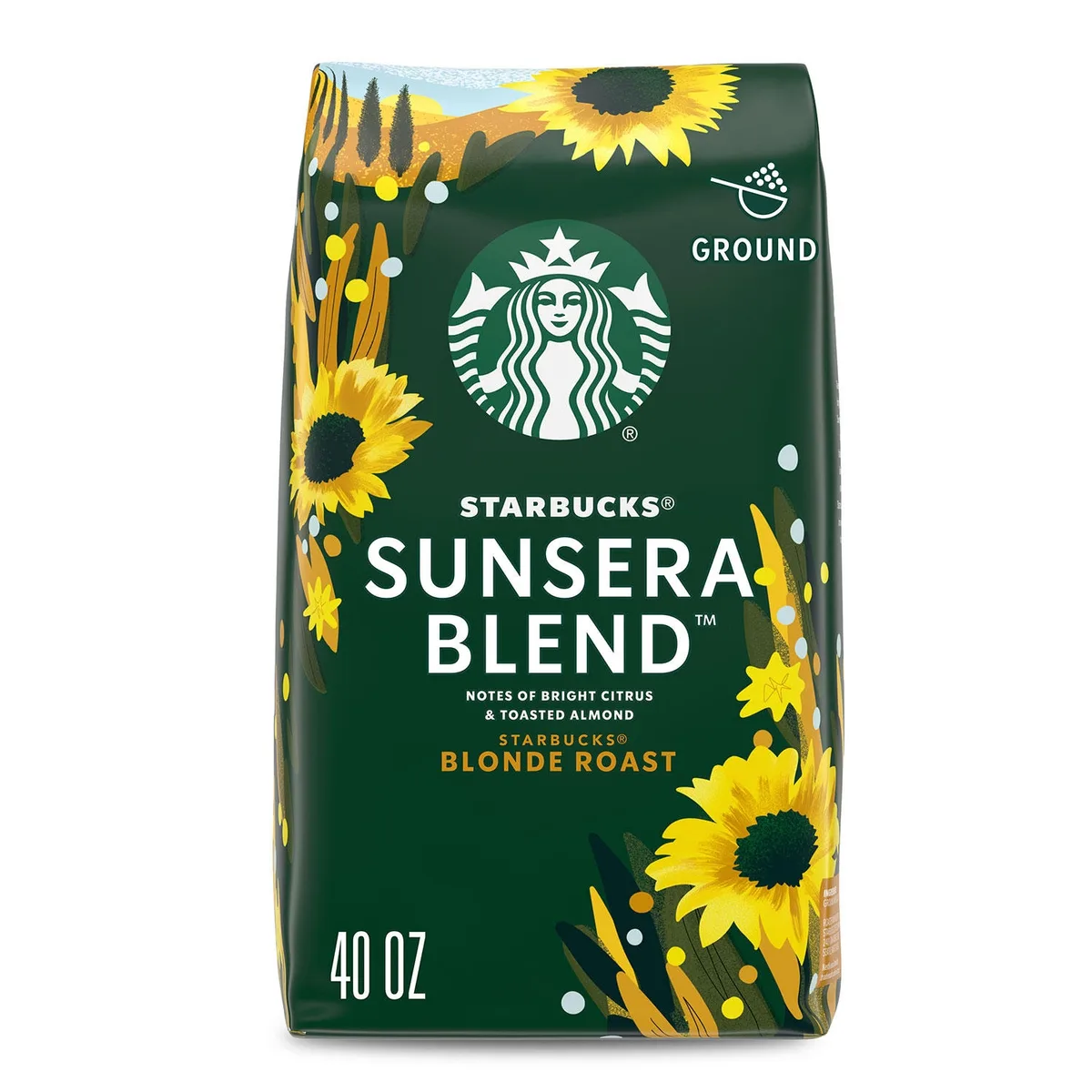 Starbucks Blonde Roast Ground Coffee, Sunsera Blend , 40 oz.