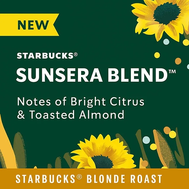 Starbucks Blonde Roast Ground Coffee, Sunsera Blend , 40 oz. 4