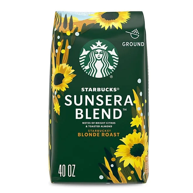 Starbucks Blonde Roast Ground Coffee, Sunsera Blend , 40 oz. 2