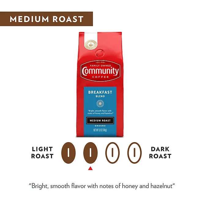 Community Coffee Breakfast Blend Ground Coffee, 40 oz. 5