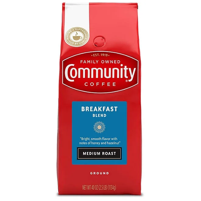 Community Coffee Breakfast Blend Ground Coffee, 40 oz. 2