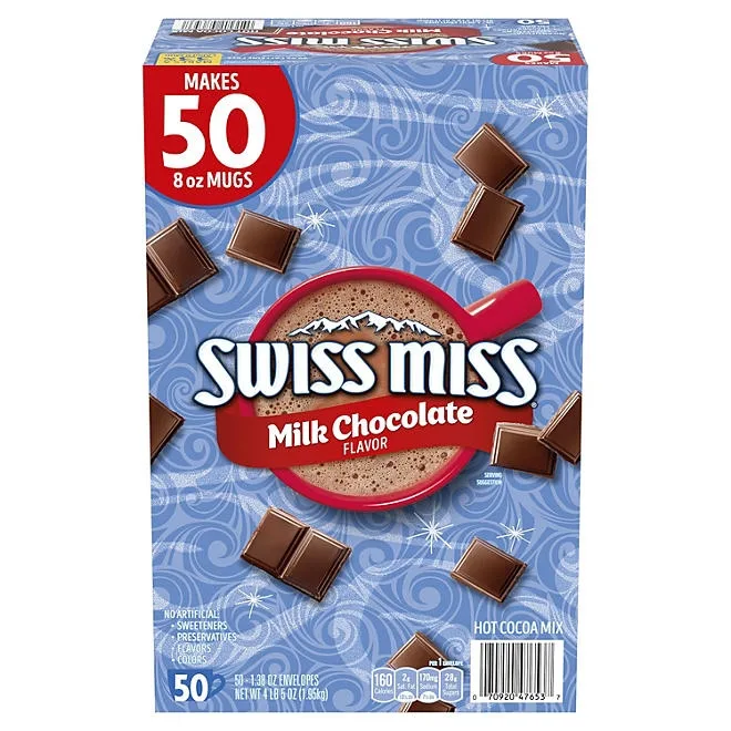 Swiss Miss Milk Chocolate Hot Cocoa Mix Packets, 50 ct. 2