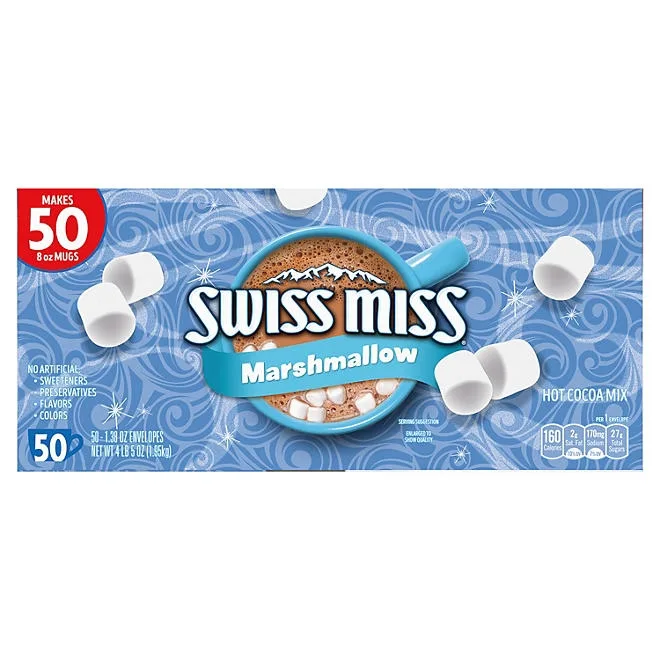 Swiss Miss Marshmallow Hot Cocoa Mix, 1.38 oz., 50 ct. 3