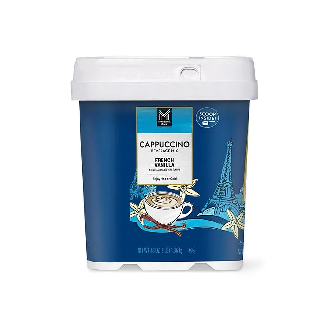 Member's Mark French Vanilla Cappuccino Beverage Mix, 48 oz. 4