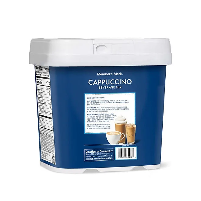 Member's Mark French Vanilla Cappuccino Beverage Mix, 48 oz. 3