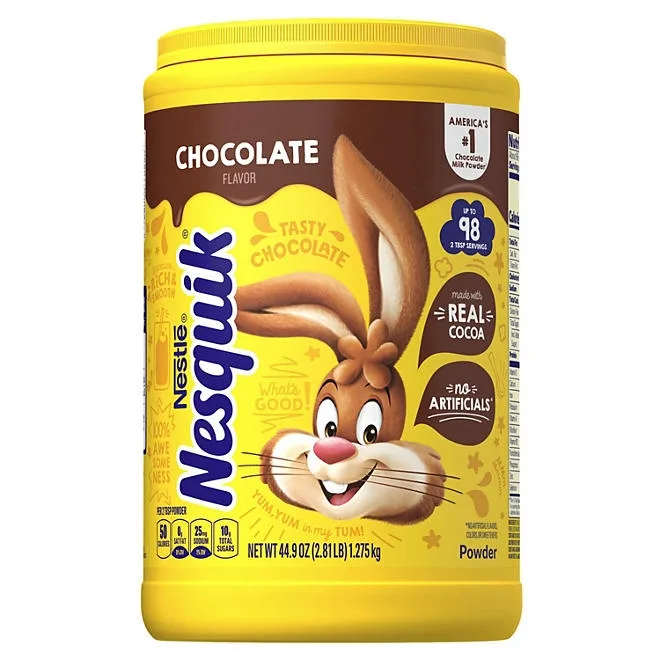 Nesquik Chocolate Powder Drink Mix 44.9 oz. 2