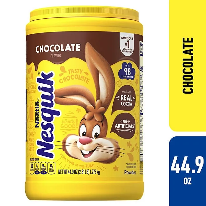 Nesquik Chocolate Powder Drink Mix 44.9 oz. 3