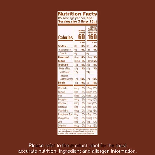 Nesquik Chocolate Powder Drink Mix 44.9 oz. 5