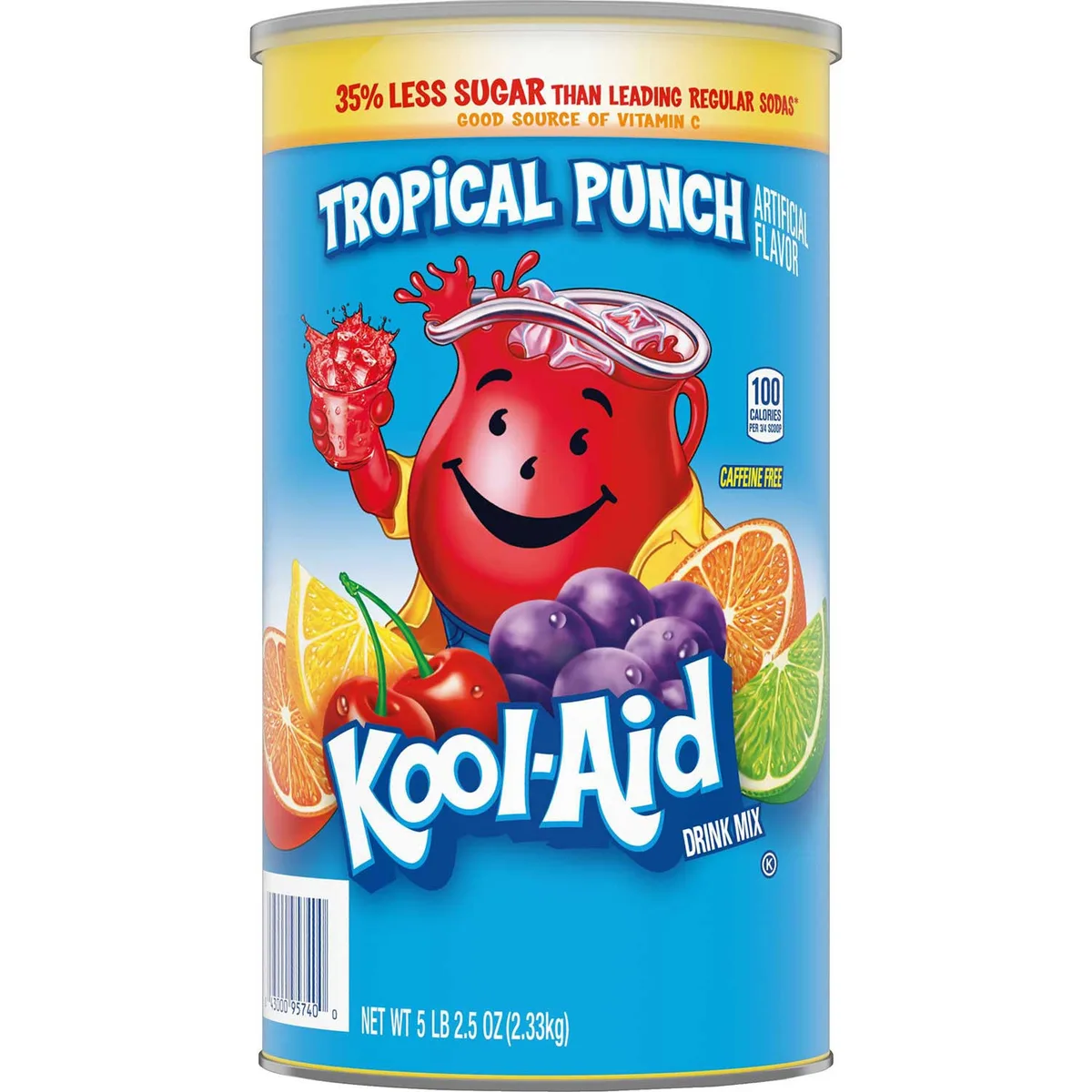 Kool-Aid Sweetened Tropical Punch Powdered Drink Mix 82.5 oz.