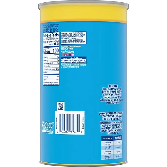 Kool-Aid Sweetened Tropical Punch Powdered Drink Mix 82.5 oz. 5
