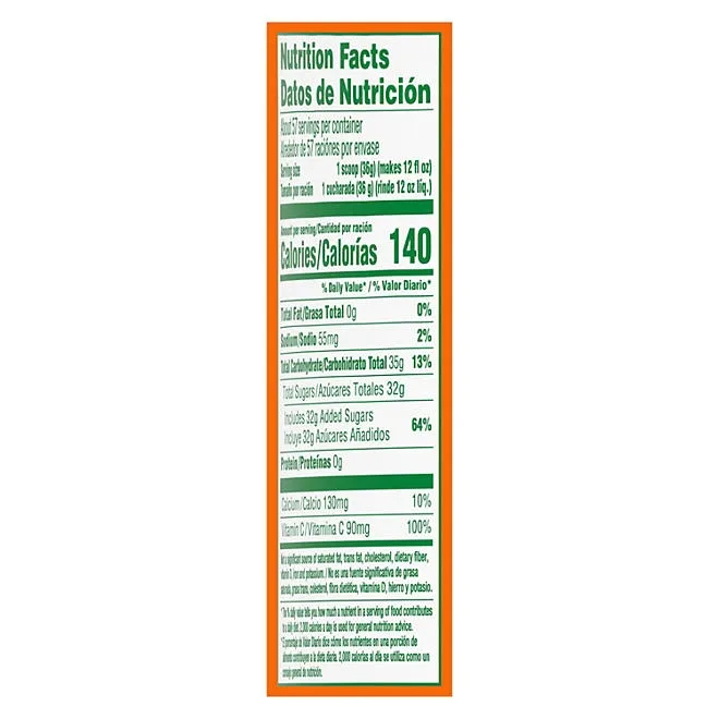 Tang Naturally Flavored Orange Powdered Drink Mix, 72 oz. 3