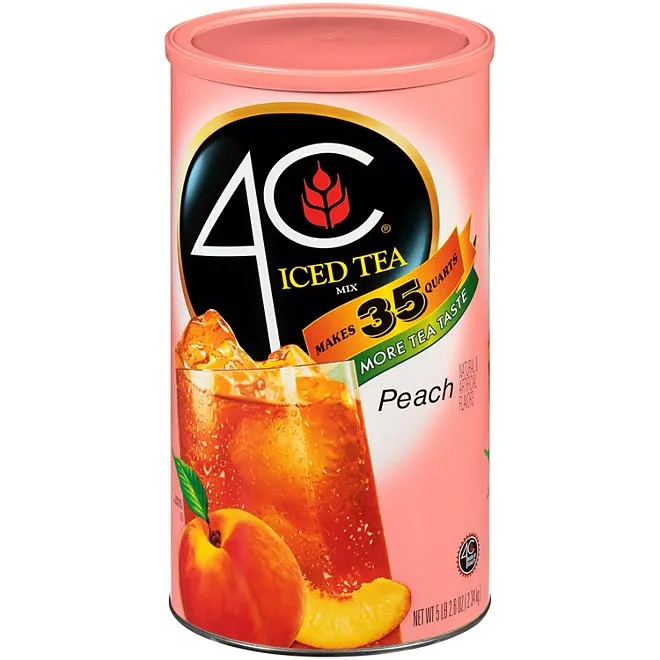 4C Peach Iced Tea Mix, 82.6 oz. 5