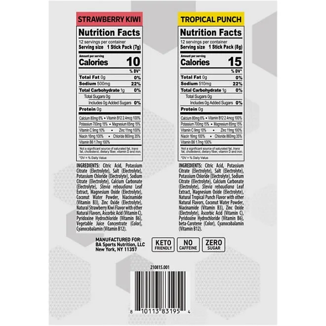 BODYARMOR Flash I.V. Electrolyte Powder Sticks Variety Pack 24 pk. 5