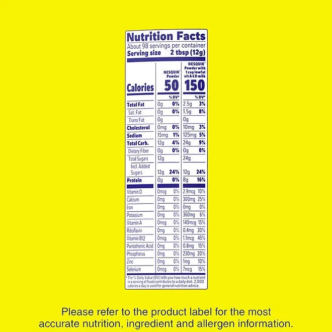 Nesquik Strawberry Powder Drink Mix 41.9 oz. 4