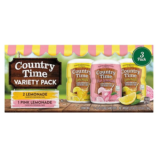 Country Time Variety Pack 19 oz., 3 pk. 2