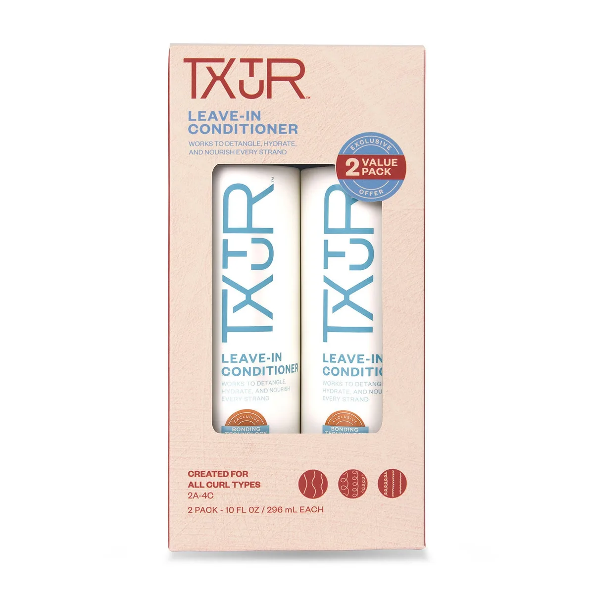 TXTUR Leave-In Conditioner, 10 fl. oz., 2 pk.