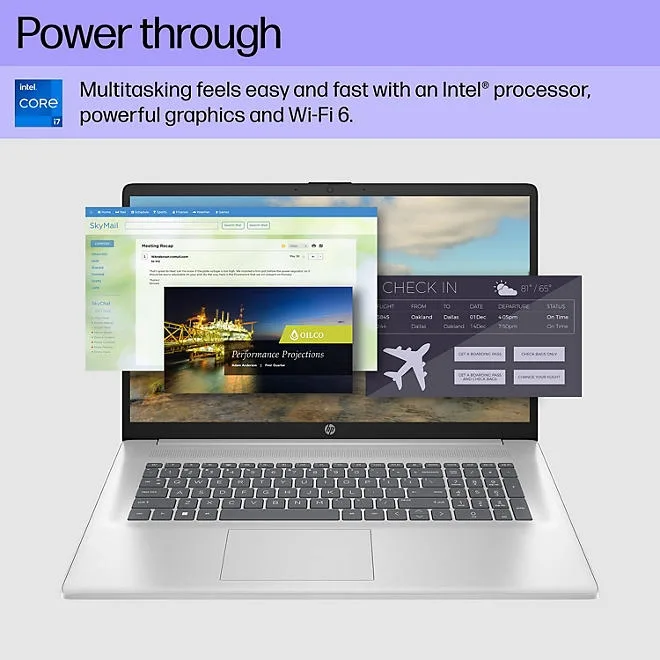 HP 17.3" Windows Laptop - Full HD IPS Screen - Intel Core i7 - 16GB RAM - 512GB SSD - 2-Year HP Care Pack Warranty with 2-Year Accidental Damage Protection 5