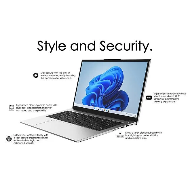 Gateway 17.3" FHD IPS Window Laptop | AMD Ryzen 5 | 8GB RAM | 256GB SSD | 2-Year Limited Warranty 5