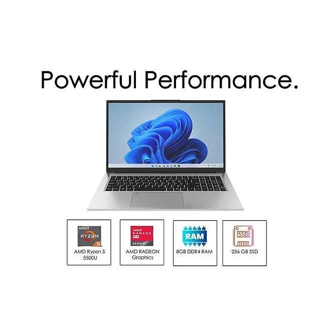 Gateway 17.3" FHD IPS Window Laptop | AMD Ryzen 5 | 8GB RAM | 256GB SSD | 2-Year Limited Warranty 3