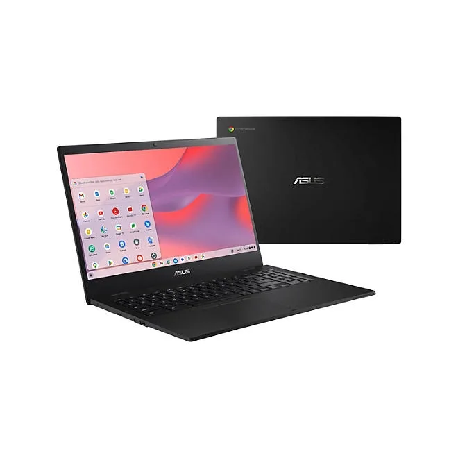 ASUS Chromebook CX1, 15.6" FHD NanoEdge Display, Intel Celeron N4500 Processor, 128GB eMMC Storage, 4GB RAM, ChromeOS, Mineral Gray, CX1500CKA-SS48F 2