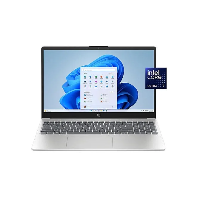 HP 15.6" FHD Windows Laptop | Intel Core Ultra 7 | 16GB RAM | 1TB SSD | 2-Year HP Care Pack Warranty w/ Accidental Damage Protection 3