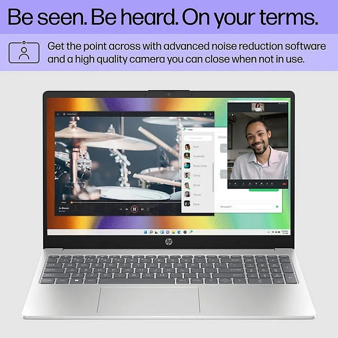 HP 15.6" FHD Windows Laptop | Intel Core Ultra 7 | 16GB RAM | 1TB SSD | 2-Year HP Care Pack Warranty w/ Accidental Damage Protection 5