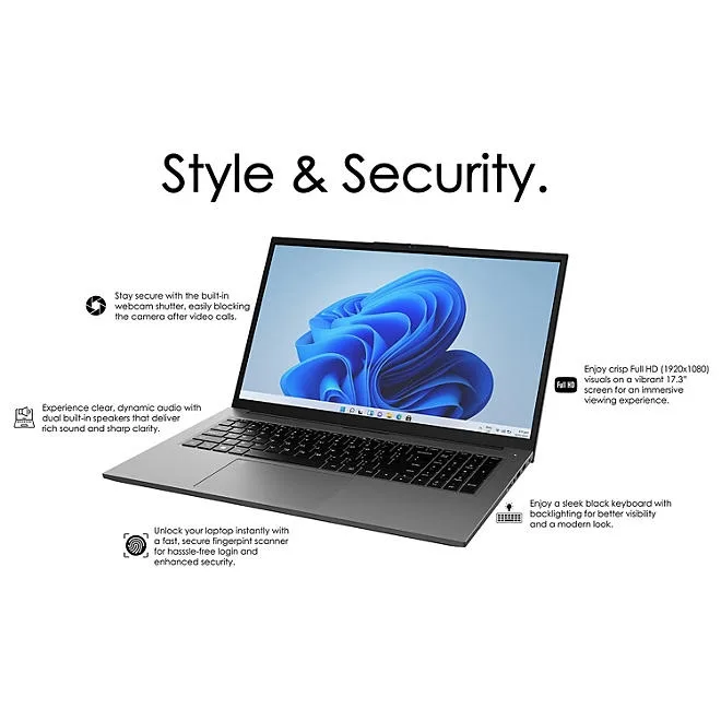 Gateway 17.3" FHD IPS Window Laptop | AMD Ryzen 7 | 16GB RAM | 1TB SSD | 2-Year Limited Warranty 5