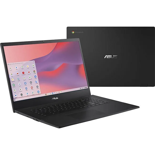 ASUS Chromebook CX1, 17.3" Full HD NanoEdge Display, Intel Celeron N4500 Processor, 128GB eMMC Storage, 4GB RAM, ChromeOS, Mineral Grey, CX1700CKA-SS48F 2