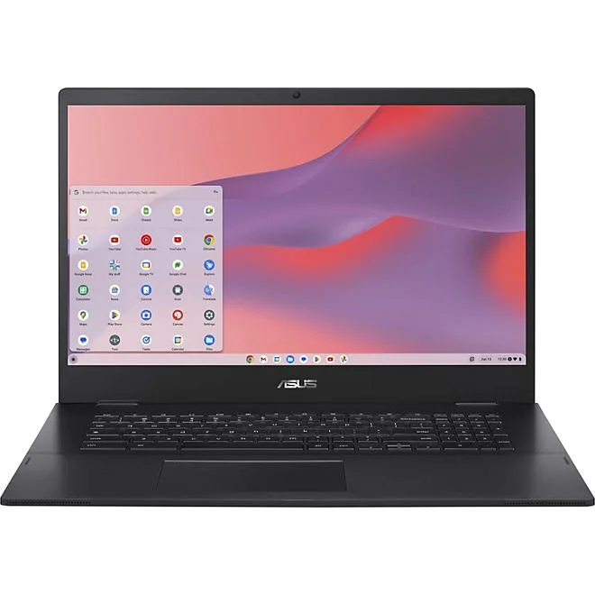 ASUS Chromebook CX1, 17.3" Full HD NanoEdge Display, Intel Celeron N4500 Processor, 128GB eMMC Storage, 4GB RAM, ChromeOS, Mineral Grey, CX1700CKA-SS48F 3