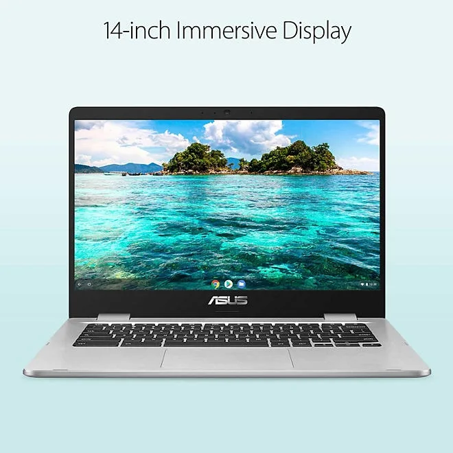 ASUS 14" Chromebook | Intel® Celeron® Processor | 4GB RAM | 64GB Storage | Chrome OS | 2-Year Warranty + 1-Year Accidental Damage Protection 4