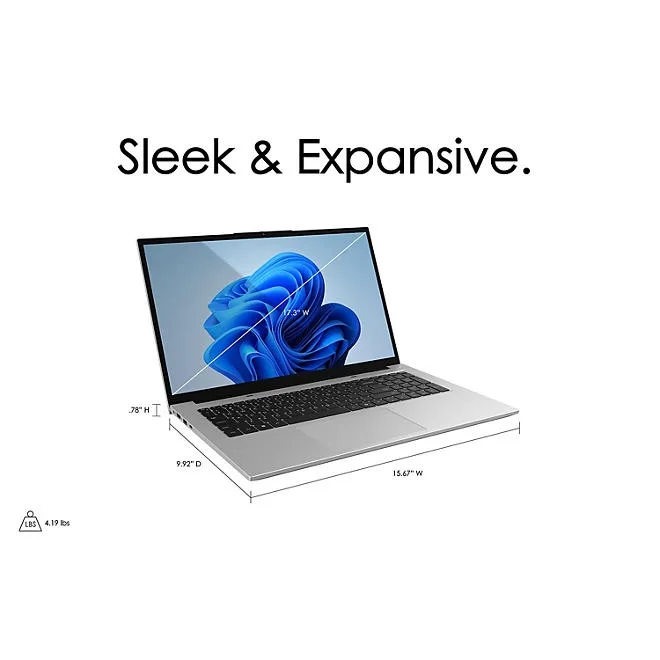 Gateway 17.3" FHD Windows 11 Laptop | Intel Processor | 4GB RAM | 128GB eMMC | 1-Year M365 Subscription | 2-Year Limited Warranty 4
