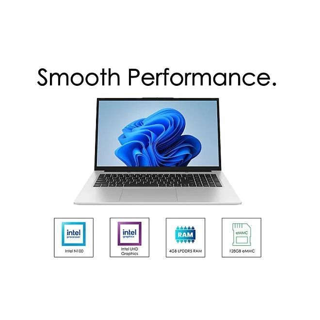 Gateway 17.3" FHD Windows 11 Laptop | Intel Processor | 4GB RAM | 128GB eMMC | 1-Year M365 Subscription | 2-Year Limited Warranty 3