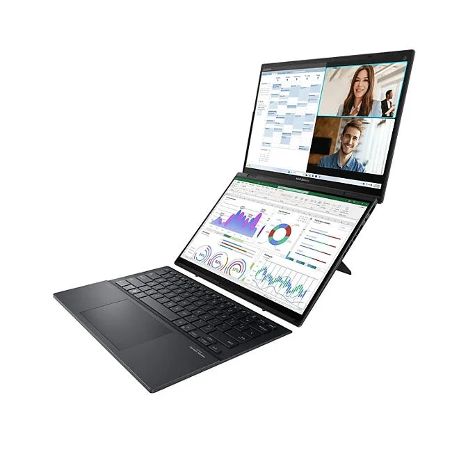 ASUS Zenbook DUO 14" WUXGA OLED Dual Touchscreen Windows Laptop | Intel Core Ultra 7 | 16GB RAM | 1TB SSD | 2-Year Warranty + 1-Year Accidental Damage Protection 3