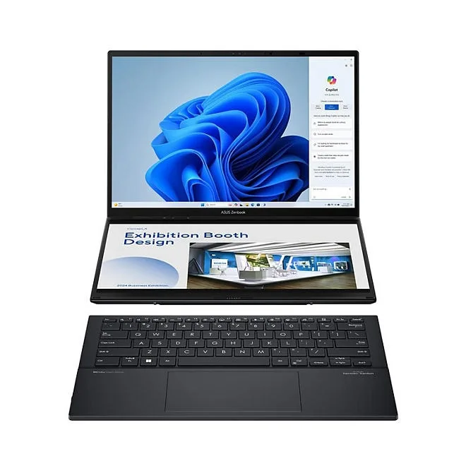 ASUS Zenbook DUO 14" WUXGA OLED Dual Touchscreen Windows Laptop | Intel Core Ultra 9 185H | 16GB RAM | 1TB SSD | 2-Year Warranty + 1-Year Accidental Damage Protection 2
