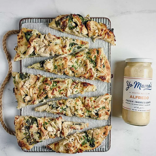 Yo Mama's Low-Carb No Sugar Added Alfredo Sauce, 16 oz., 3 pk. 4