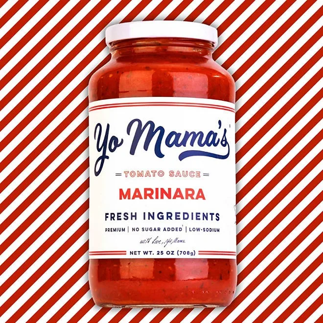 Yo Mama's Foods Low-Sodium Marinara Pasta Sauce, 25 oz., 3 pk. 4