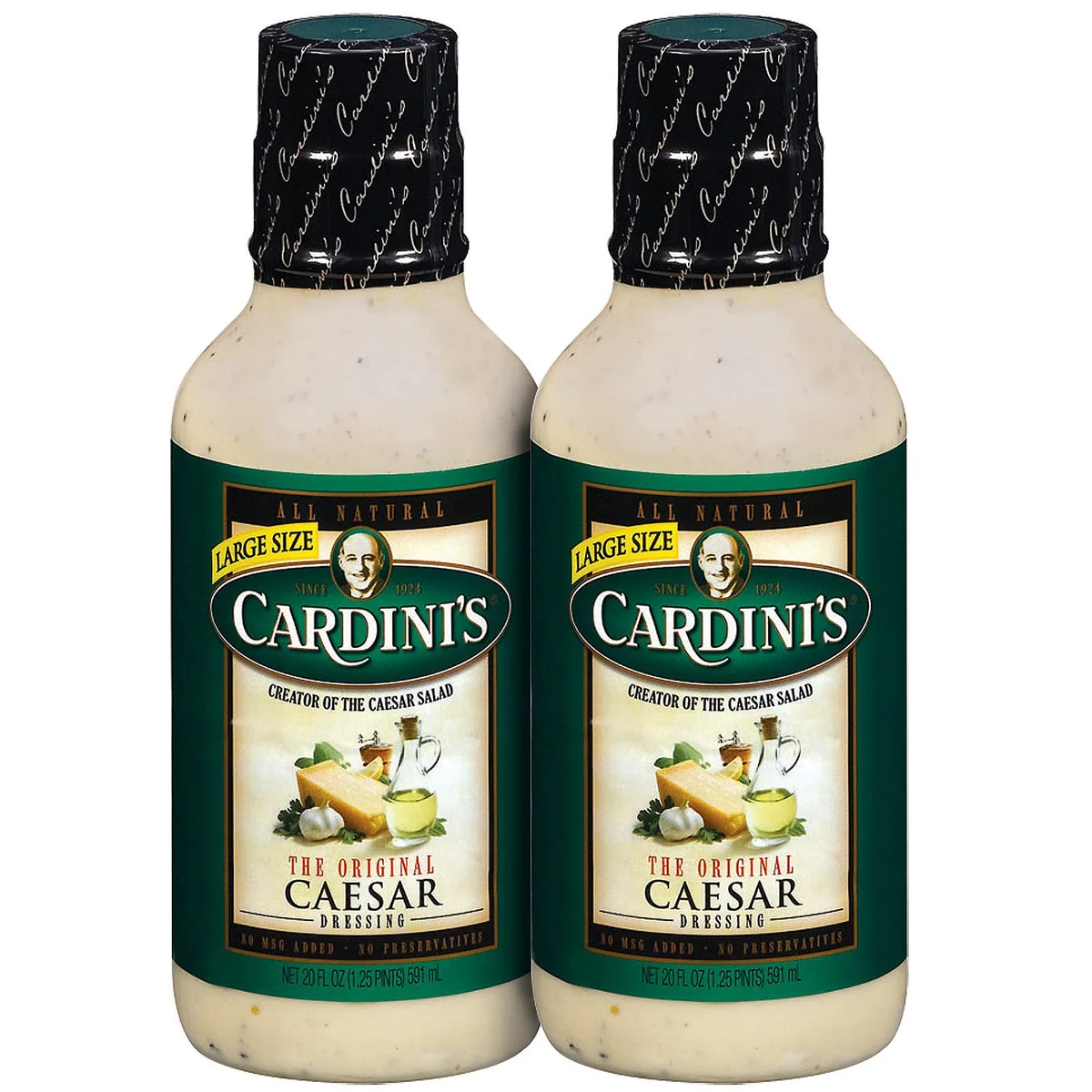 Cardini's Caesar Dressing, 20 oz., 2 pk.