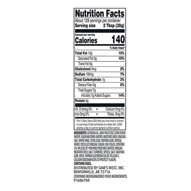 Member's Mark Foodservice Honey Mustard, 128 oz. 5