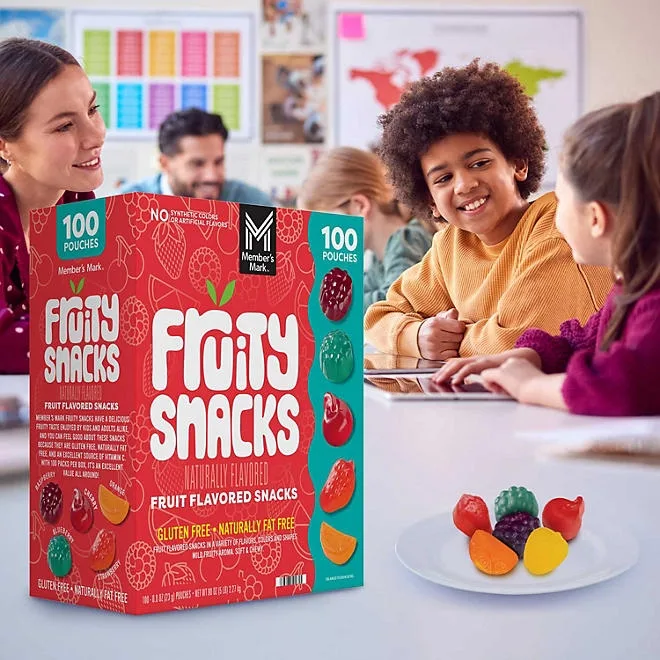 Member's Mark Fruity Snacks, 0.8 oz., 100 pk. 5