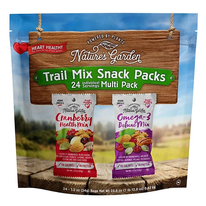 Nature's Garden Trail Mix Snack Packs, 1.2 oz., 24 pk. 2