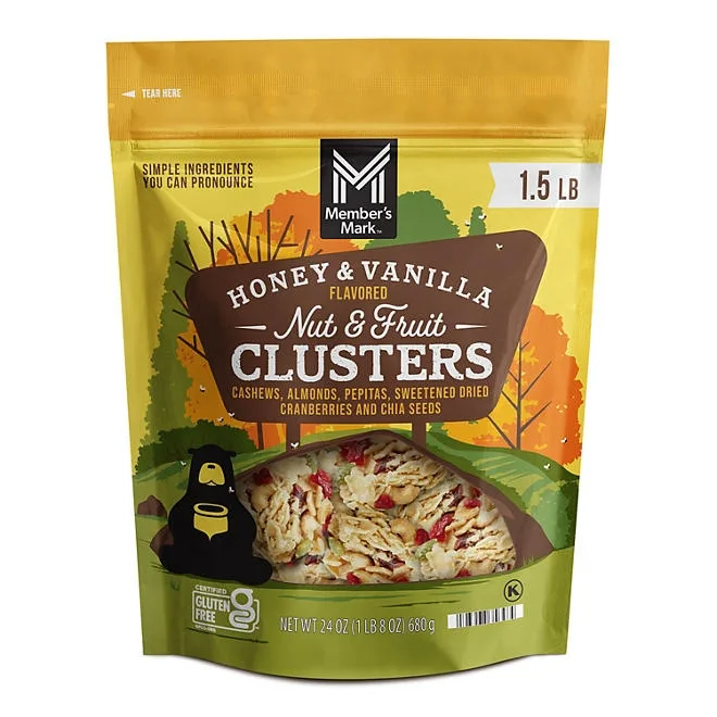 Member's Mark Honey Vanilla Nut and Fruit Clusters, 24 oz. 2