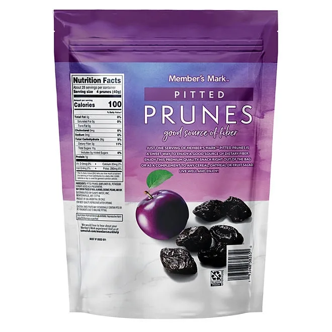 Member's Mark Dried Pitted Prunes, 40 oz. 5