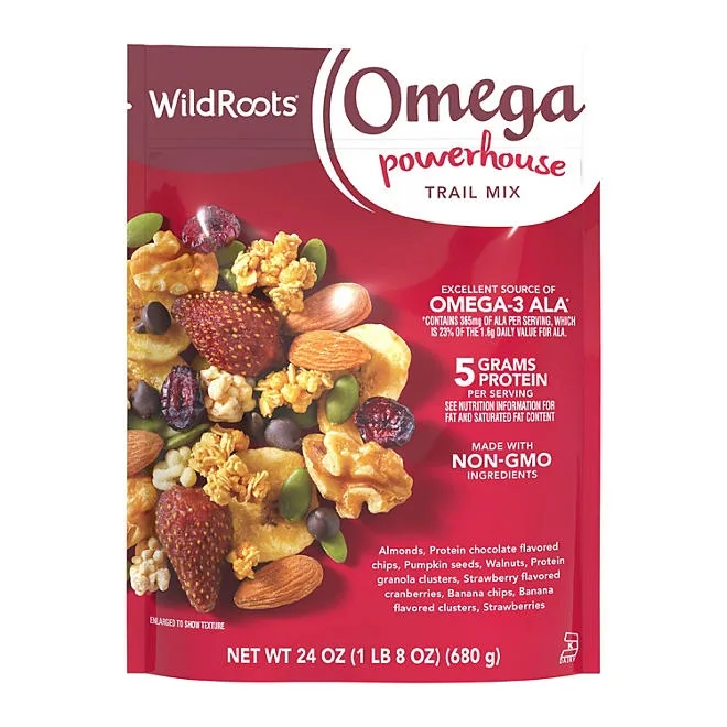 WildRoots Omega Powerhouse Trail Mix, 24 oz. 2