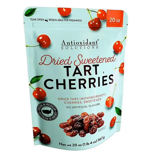 Antioxidant Solutions Dried Tart Montmorency Cherries, Sweetened, 20 oz. 2