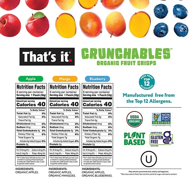 That's It Crunchable Variety Pack, 18 pk. 3