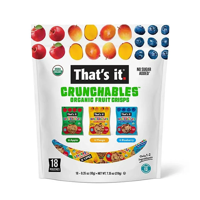 That's It Crunchable Variety Pack, 18 pk. 2
